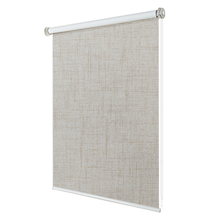 窗帘遮光日式亚麻卷帘免打孔安装卫生间厨房升降窗户遮挡帘卷拉式