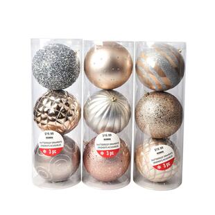 圣诞树挂件雪花片装饰挂饰节庆场景布置吊球创意花环配件套装用品