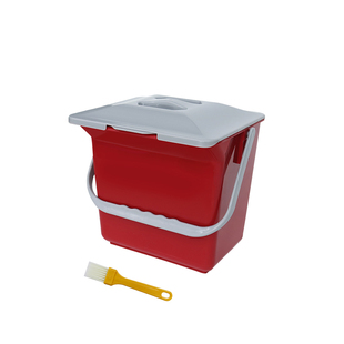 Drdirt厨余垃圾桶家用厨房桌面干湿分离厨余湿垃圾收纳茶水桶双层