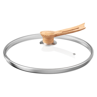 锅盖钢化玻璃盖家用耐高温万能通用32cm30cm炒菜锅盖子平底锅34cm