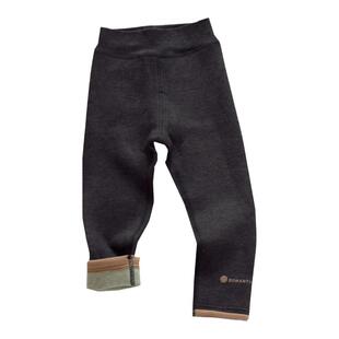 秋冬女童德绒保暖打底裤女宝宝无骨一体磨绒打底长裤外穿高腰绒裤