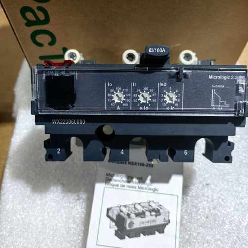 议价施耐德塑壳断路器NSX160 电子脱口模块MIC2.2 160A 3P C1632D