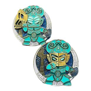 三星堆变脸面具冰箱贴磁吸留言贴文创四川成都旅游纪念品送朋友