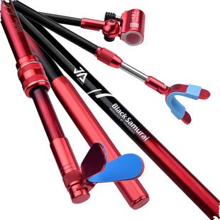 一帆精工碳素炮台支架钓鱼竿支架超轻超硬钓箱炮台架杆后挂渔具