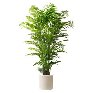 仿真绿植高端轻奢散尾葵法式中古风客厅室内装饰高级感假植物摆件