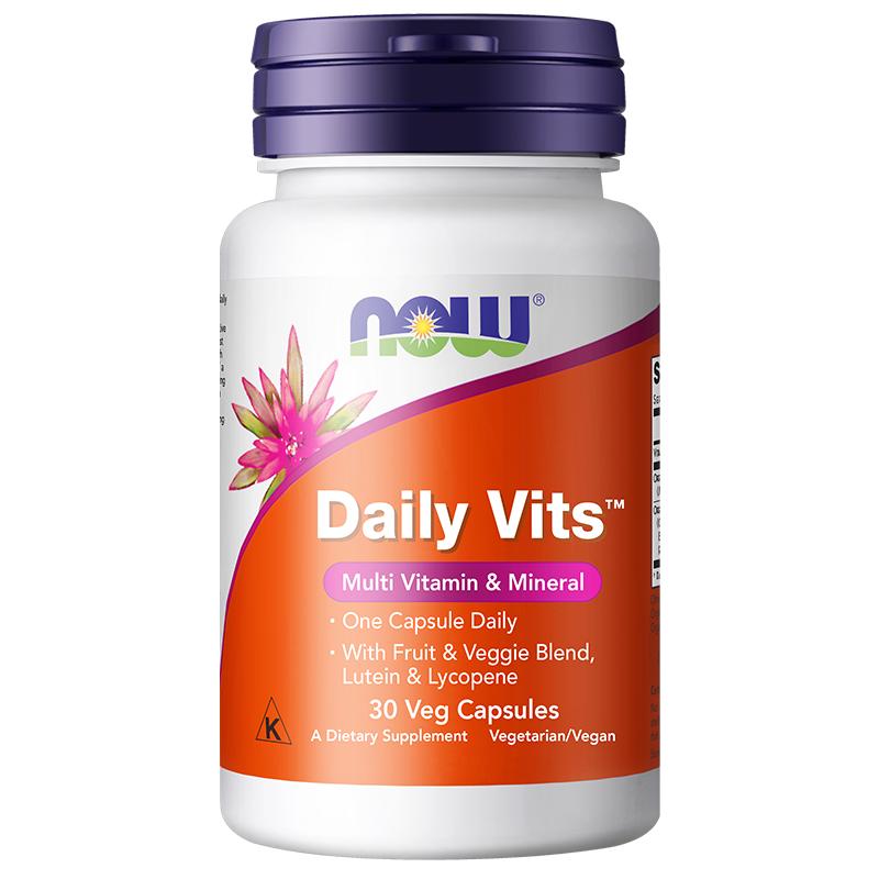 NOWFOODS每日多维vitamin多种复合维生素DEA进口VC女性男士含碘