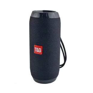 TG117蓝牙音箱 户外防水低音炮双振膜便携插卡通话收款语音音响