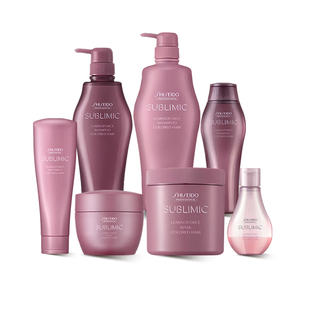 日本资生堂芯护理道染后护色洗发水露蜜焕彩固色护理洗发露精华油