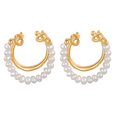 高级感轻奢珍珠气质小众耳夹