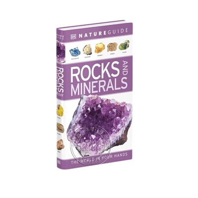 预售英文原版 DK 岩石和矿物自然指南 Nature Guide Rocks and Minerals