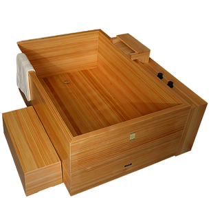 朴易桧木浴缸日本安缦酒店实木浴缸汤池民宿木桶定制工厂瑜舍别墅