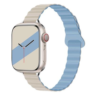 iwatchS10表带小蛮腰硅胶双色