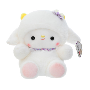 可爱萌趣小羊公仔羊羊娃娃抱枕毛绒玩偶毛绒玩具布偶小熊情侣礼物