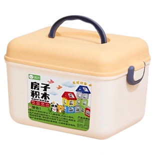 儿童搭房子积木益智拼装玩具男女孩3到6岁拼图大颗粒方块生日礼物