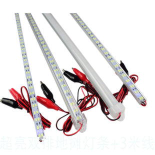 led超亮12V伏硬灯条车用接电池瓶36V48V60V 防水摆地摊夜市灯带