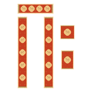 知岚三马年高端配套新春手写对联春联微喷宣纸绢布半生不掉色