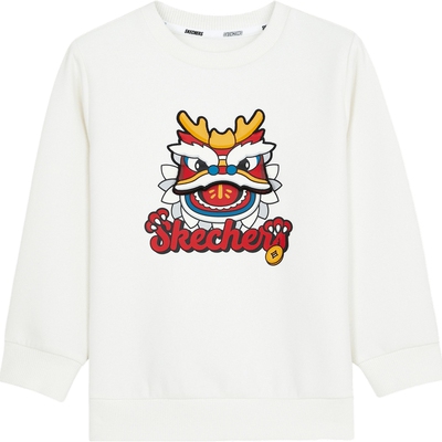 SKECHERS斯凯奇小童运动休闲套头衫卫衣L124B016-0074