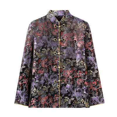 中老年春秋冬女装妈妈汉服