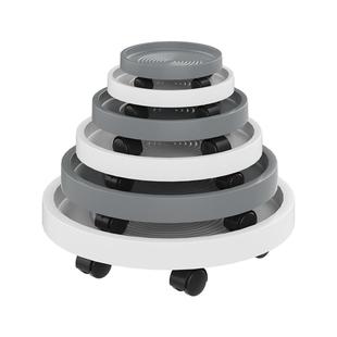 移动花盆托盘带轮滑轮接水盘万向轮底托底座加厚盆栽塑料花盘底座