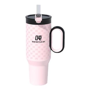 BOTTLEDJOY吸管杯便携不锈钢随行保温杯双饮随行杯巨无霸冰霸杯