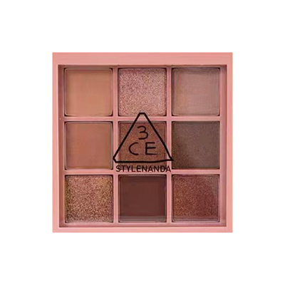 韩国3ce九色眼影九宫格易上色