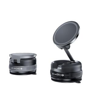 真空吸附磁吸车载支架手机支撑架底座汽车上导航车内强吸盘式新款