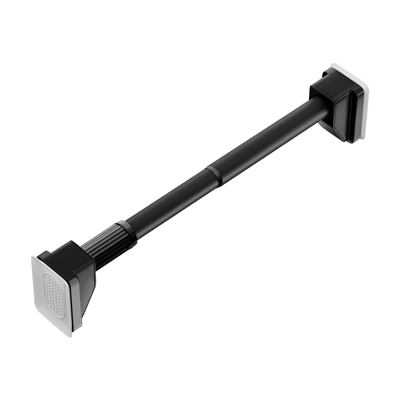 浴室免打孔浴帘杆阳台简易晾衣架窗帘高承重伸缩杆免钉衣柜挂衣杆