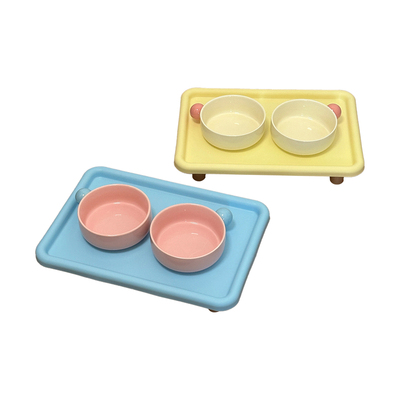 TreasureTail马卡龙宠物碗餐桌