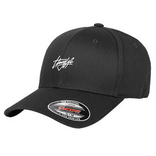 FLEXFIT 全封闭高顶棒球帽ins潮牌刺绣鸭舌帽男士大头围硬顶帽子