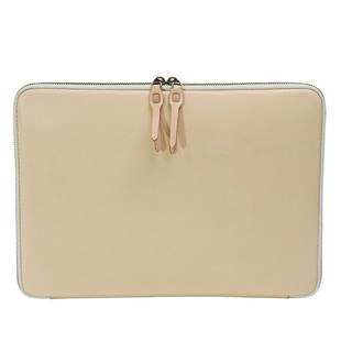 匠线 笔记本电脑包 植鞣牛皮13.3寸macbook内胆包 真皮男士手拿包