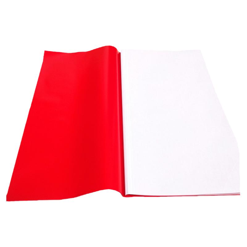 高档彩色蜡光纸海报广告纸大红电光油蜡抛光腊光手工剪纸刻纸材料