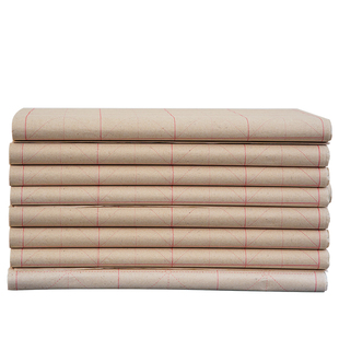 加厚毛边纸米字格宣纸书法专用练字毛笔字练习纸书法练习用纸手工竹浆带格子元书纸半生半熟初学者批发书法纸