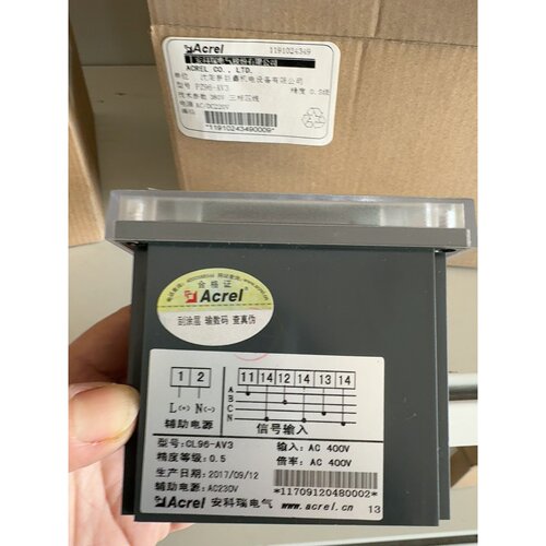 询价-安科瑞电能表CL96AV3三相四线输入AC400V可维修