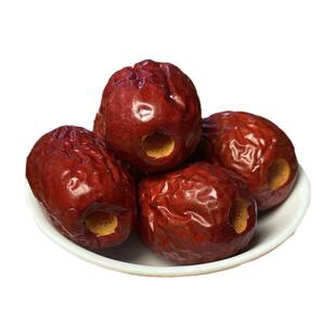 无核红枣软枣新疆若羌枣去核无籽空心枣打豆浆煮粥零食奶枣专用