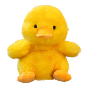 可爱软萌黄小鸭子玩偶毛绒玩具女生床上陪睡安抚娃娃儿童生日礼物