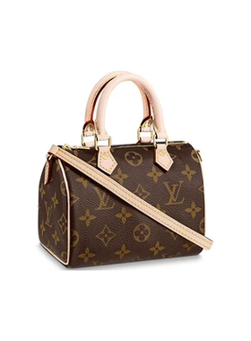 9.9/9.5新Louis Vuitton/路易威登Speedy Nano枕头包女迷你斜挎包