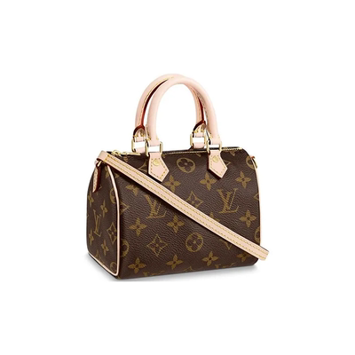 9.9/9.5新Louis Vuitton/路易威登Speedy Nano枕头包女迷你斜挎包