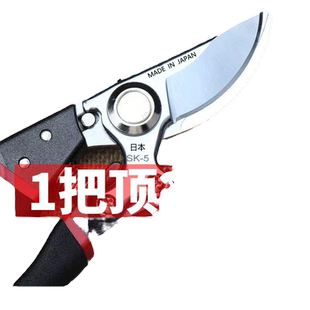 原装新款sk5新款剪刀大号强力修枝剪子贵的剪树枝剪子园艺花卉剪