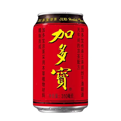 加多宝凉茶310ml*12/24罐装整箱清爽畅饮怕上火夏日必备植物饮料
