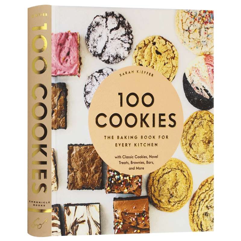 英文原版 精装 100 Cookies 100种曲奇饼干 烘焙 英文版