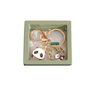 熊猫钥匙扣挂件纪念品周边中国风成都四川中国特色礼物送老外毕业