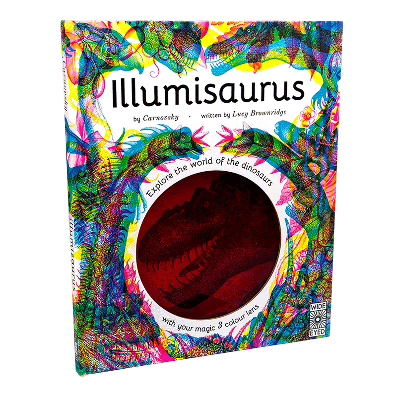 英文原版绘本 Illumisaurus 照亮恐龙 用神奇的三色透镜探索恐龙世界 英文版 进口英语原版书籍儿童外文书
