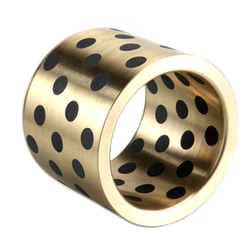 固体镶嵌石墨铜套自润滑含油轴承黄铜MPBZ无油衬套35 40 45 50 55