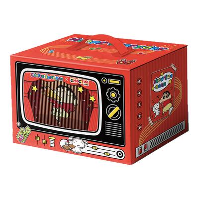 乔克蒂姆蜡笔小新春节礼盒套装新年零食礼包好运年货休闲小吃创意