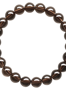 天然水晶手串茶晶手链散珠女款