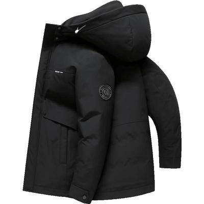 雪中飞可脱卸帽中长款鹅绒羽绒服