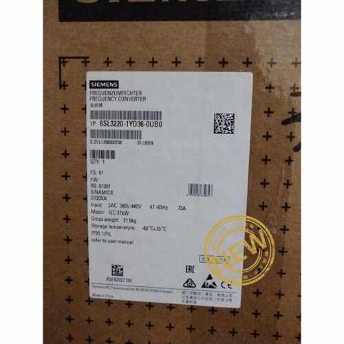 议价6SL3220-2YD36-0CB0真品0UB0西门子G120XA变频器6SL32202YD36