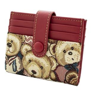 小熊依恋超薄卡片包小巧超薄迷你可爱卡通零钱包女式卡包韩版卡套