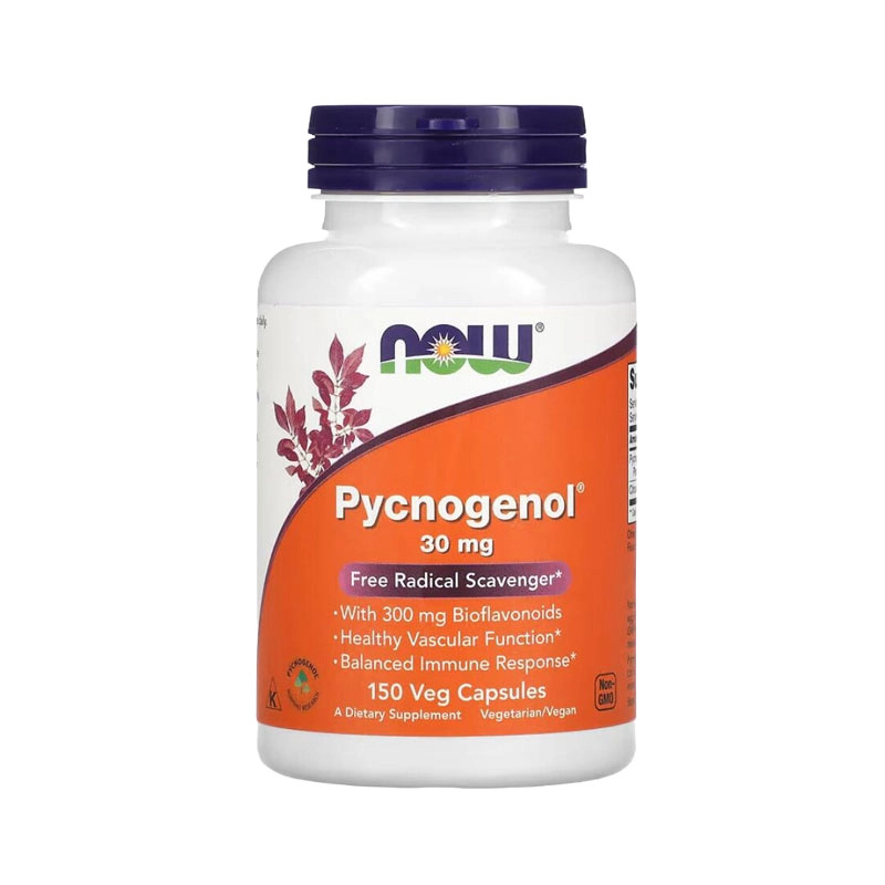 NOW FOODS碧萝芷Pycnogenol松树皮碧容健石榴黄芪卡瓦胡椒小白菊