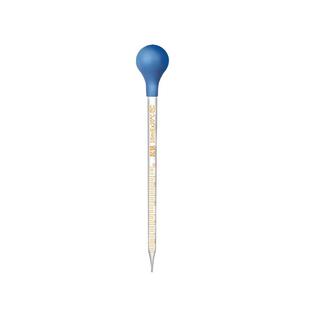 玻璃滴管胶头滴管刻度滴管 1/2/3/5/10ml 玻璃试剂大小吸管实验室化学器材化妆品分装附橡胶吸水球移液管